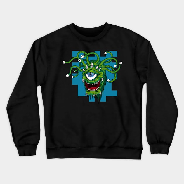 Derpy Beholder Crewneck Sweatshirt by DesignsBySaxton